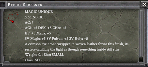 EYE OF SERPENTS item card